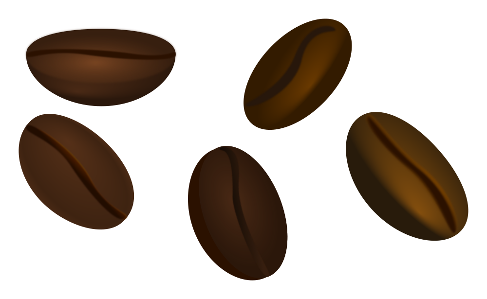 OnlineLabels Clip Art - Coffee Beans